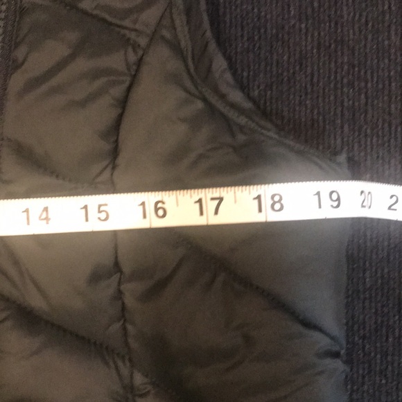 Nicole Miller Original Green Asymmetrical Quilted Vest Snap Closure Pockets-L - Picture 10 of 10